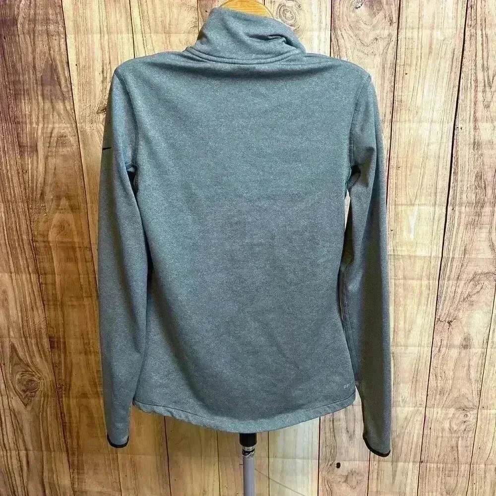 Nike Pro Dri Fit Zip Up Gray Women’s Size M